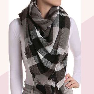 Plaid Blanket Scarf from Kelly & Katie